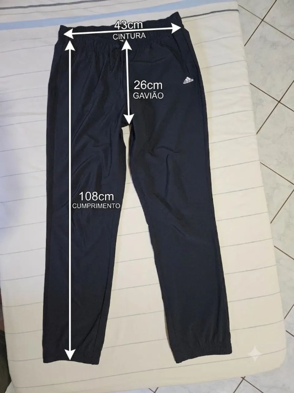 Calça fem. Adidas Made4training tam. G NOVA - Foto 2