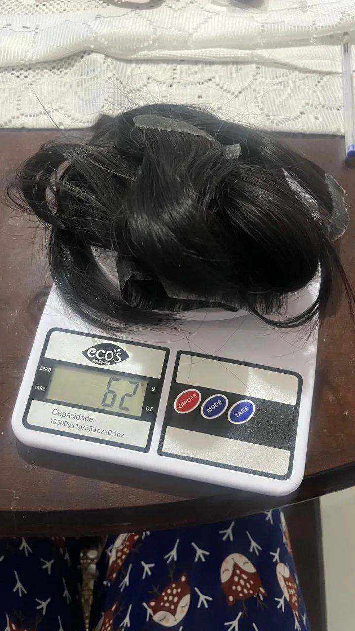 CABELO HUMANO BRASILEIRO LISO NATURAL - 44 CM | 62G - Foto 4