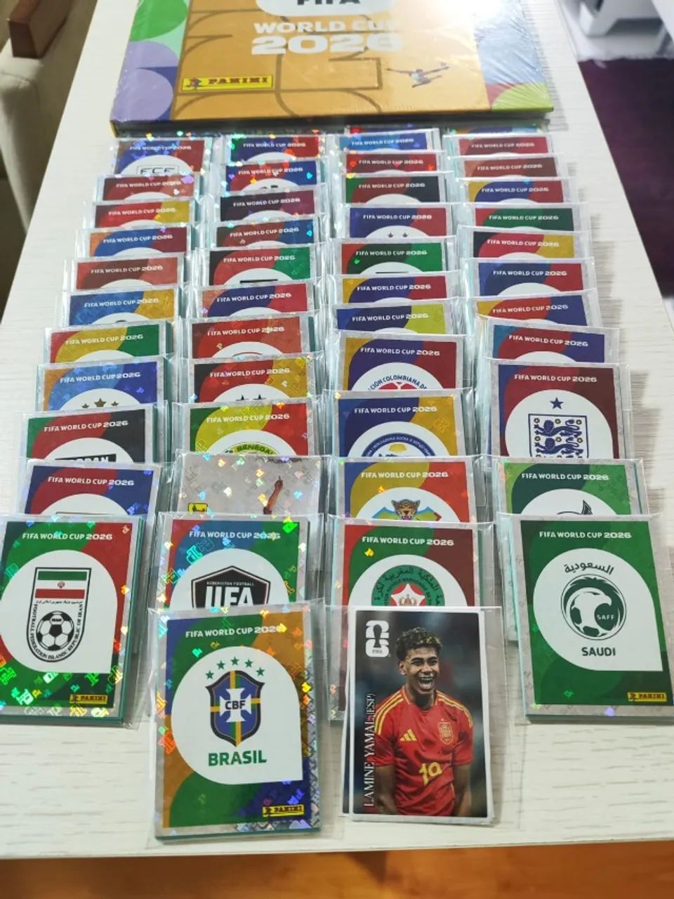 Álbum Copa do Mundo 2026 Panini Dourado Lacrado Completo Com todas as Figurinhas - Foto 3
