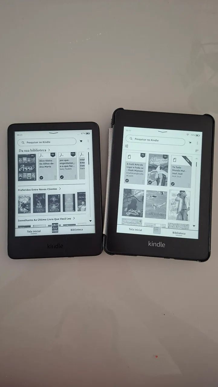Kindle 16gb + Kindle Paperwhite 10ª Geração 8gb - Foto 2