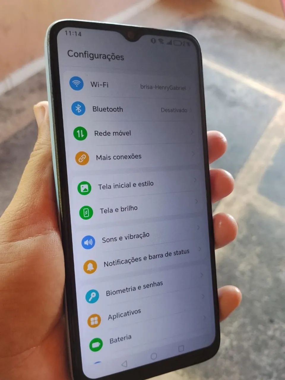 Vendo celular honor x5b 256 gigas de memória 