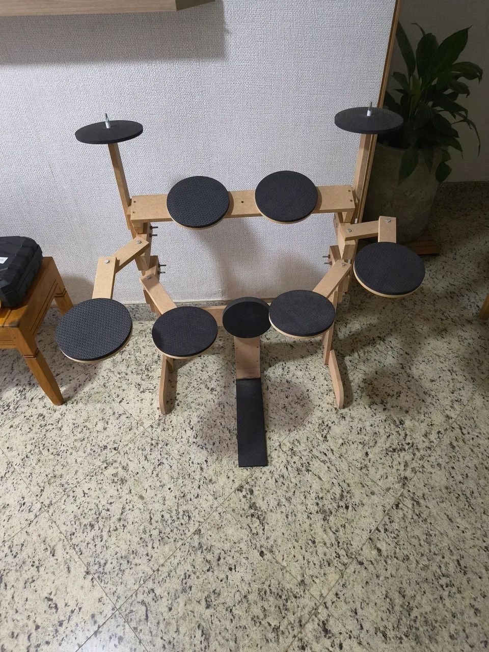 Bateria de estudo de madeira - Foto 4