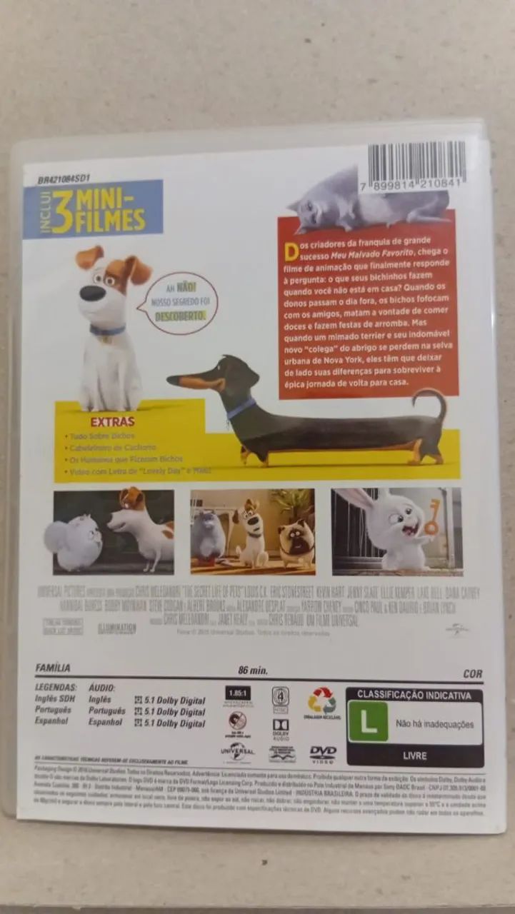 DVD Pets - filme e extras - Foto 2