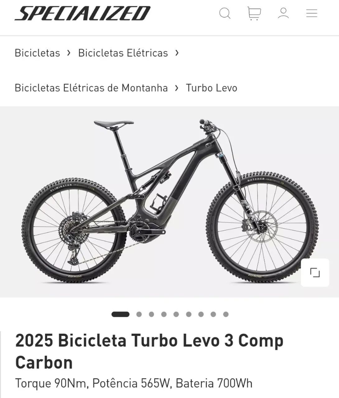 Bicicleta specialized turbo Levo Comp Carbon 2025 - Foto 5