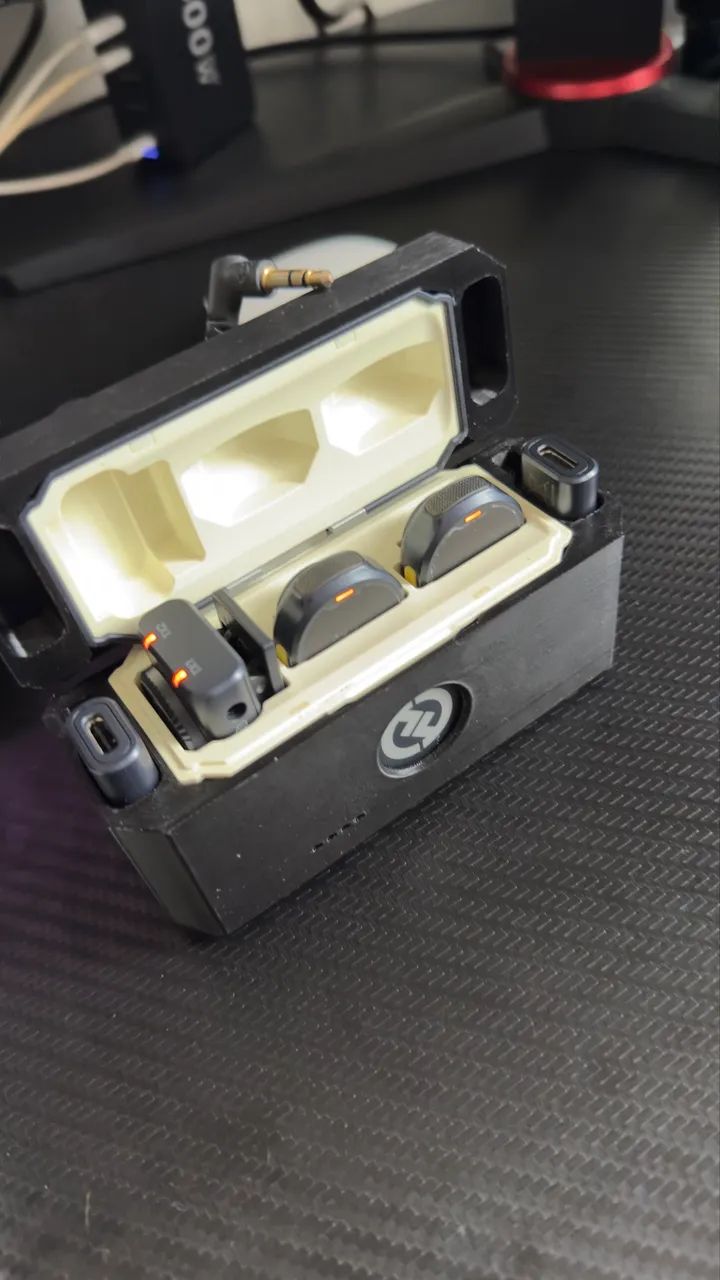 Microfone Hollyland lark m2 combo camera 