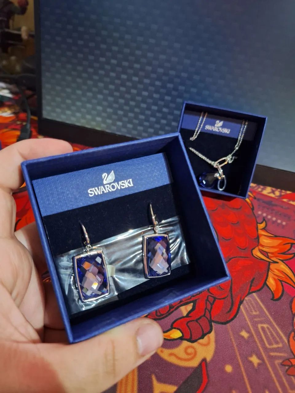 Conjuntos Swarovski azul - Foto 3
