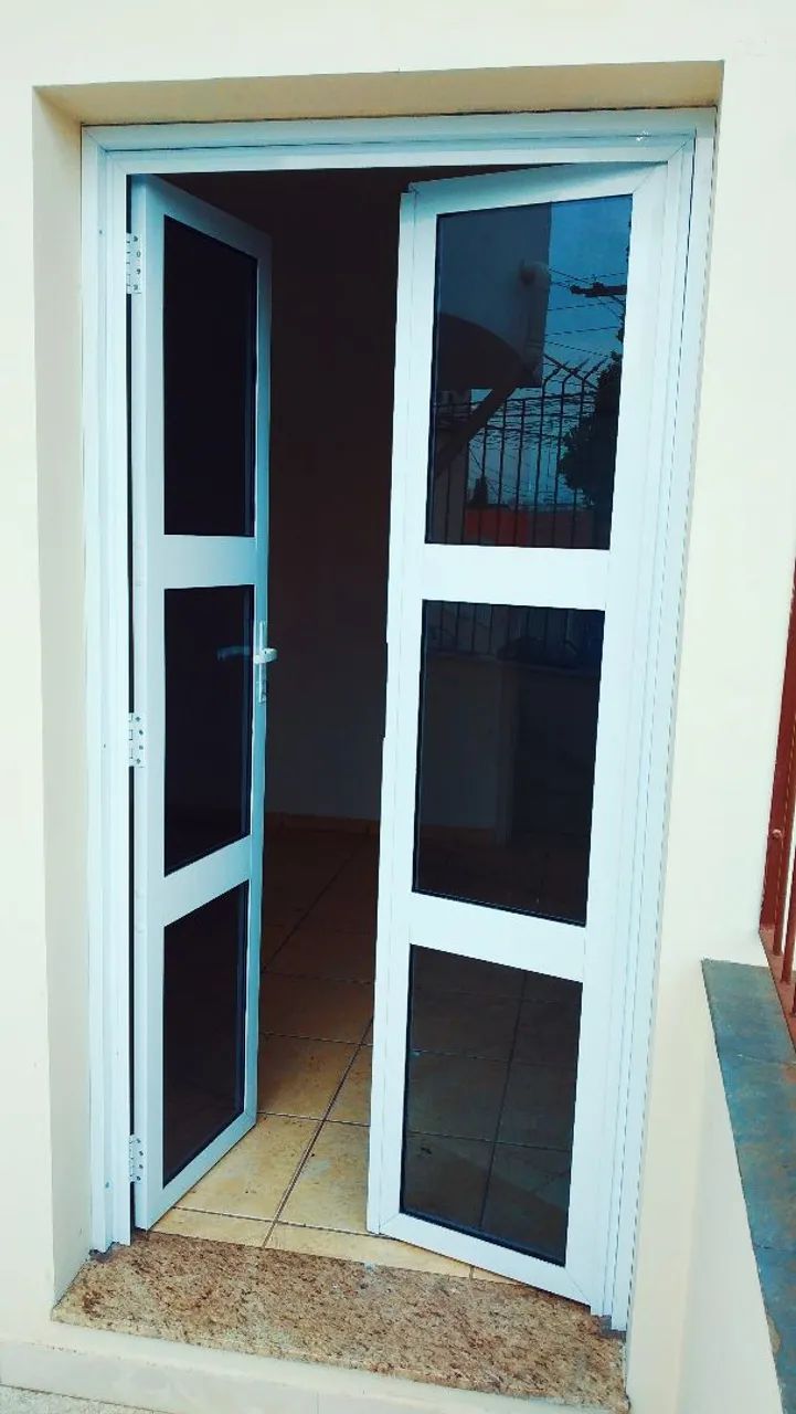 porta de aluminio