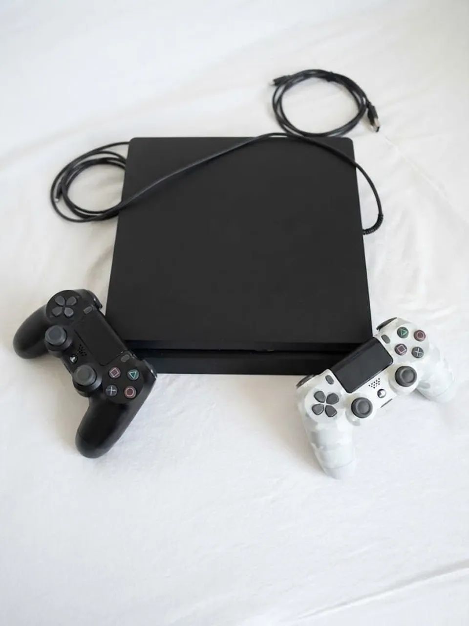 Ps4 slim 500gb controle com analógico esquerdo com Hall efect - Foto 2