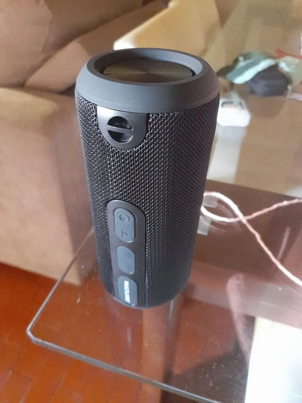 Caixa de Som Bluetooth com Microfone Multilaser - Bateria Recarregável - com alça - Foto 2