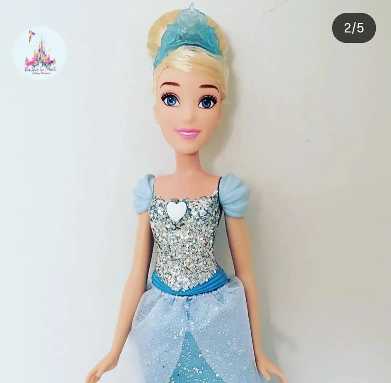 Boneca Princesa Disney Cinderela Hasbro - Foto 2