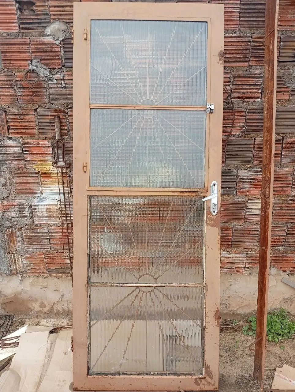 Porta com vidro