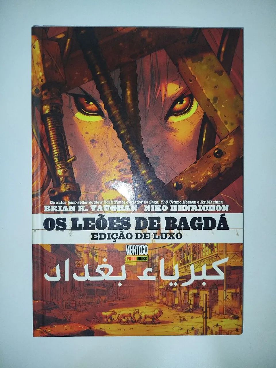 HQ: Os leões de bagdá(EDIÇÃO DE LUXO!) CAPA DURA! - Livros e