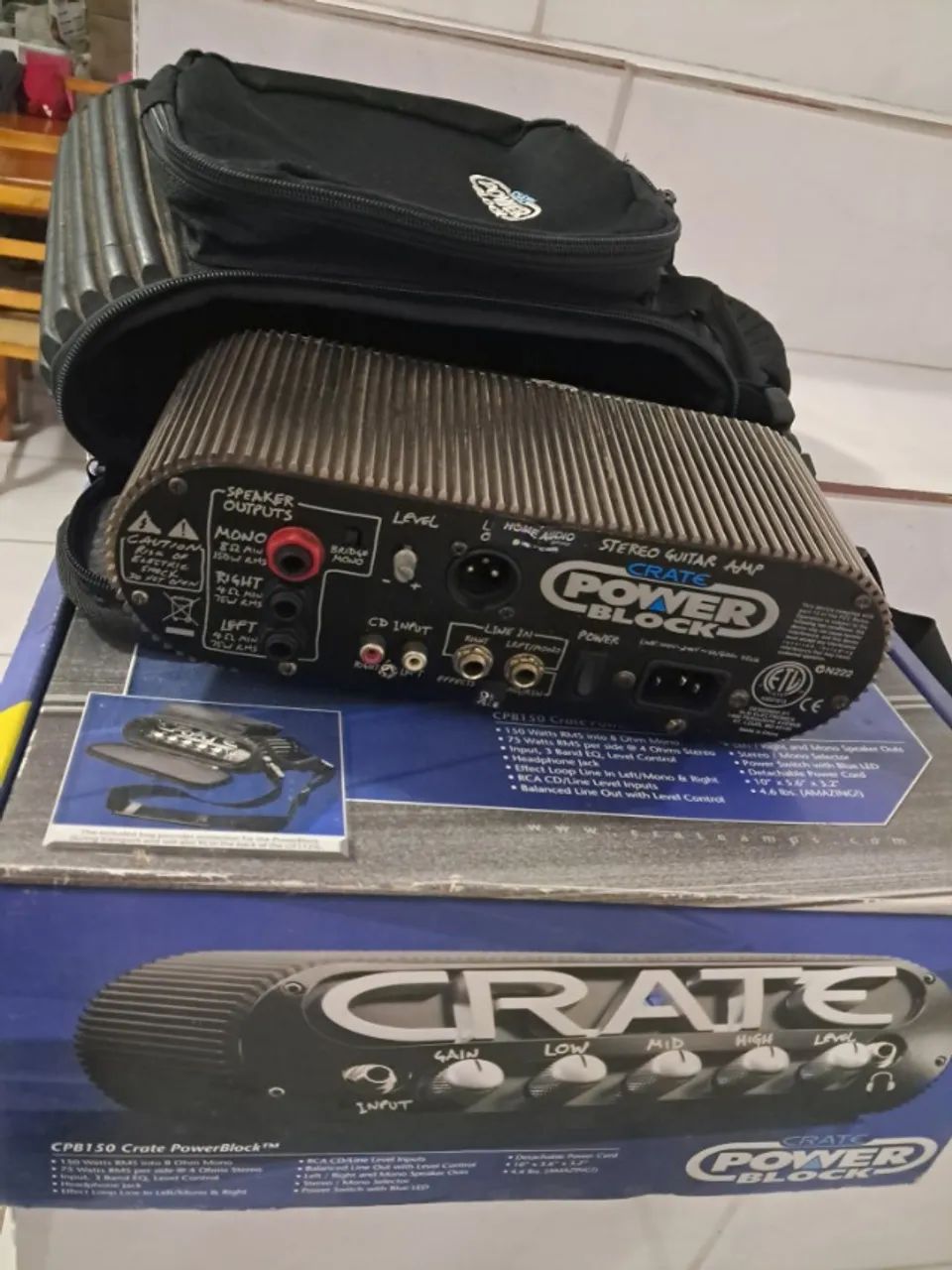 Crate power block 150 (para arrumar ou tirar peças) - Foto 2