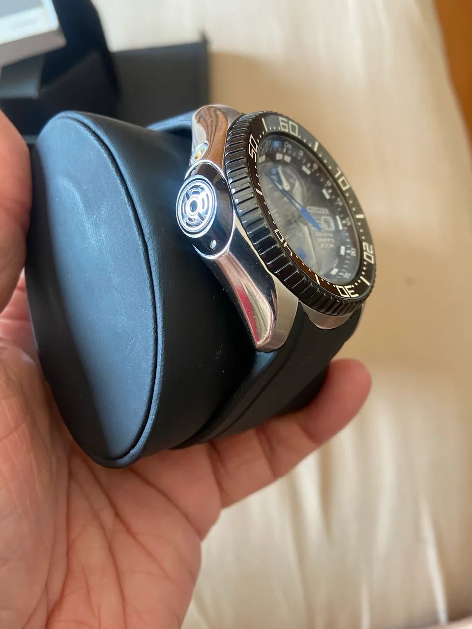 Relógio Citizen Aqualand Eco Drive Bj2110-01e - Foto 5
