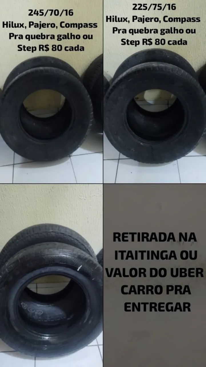 Pneu para step.