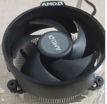 Placa mãe ASUS b450m pro m2 max + Processador AMD Ryzen 5600G + Cooler - Foto 5