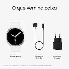 SMARTWHATCH SAMSUNG GALAXY8 40MM PRATEADO COM BLUETOOTH/WI-FI/GPS - Foto 5