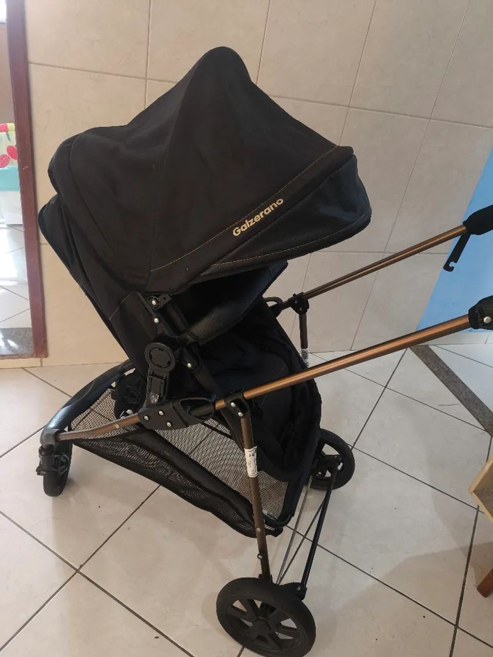 Carrinho Moisés com bebe conforto e colchão  - Foto 4