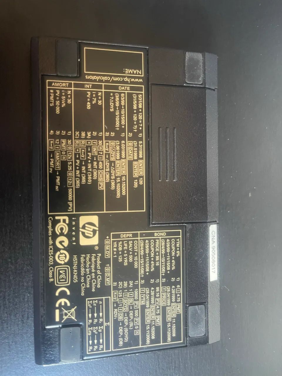 calculadora hp 12C gold - Foto 2