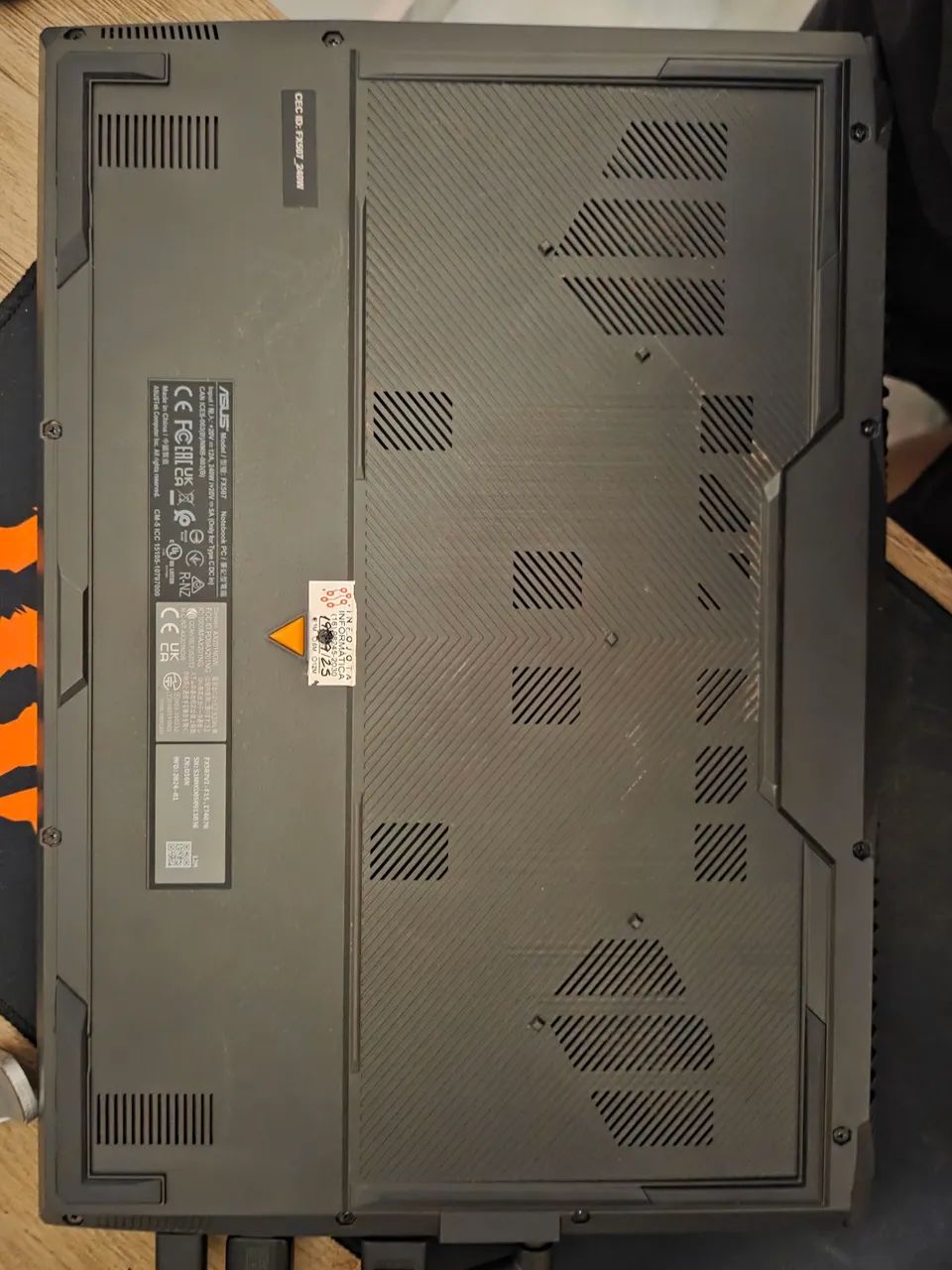 Notebook Gamer Asus Tuf F15 i7 13620h  Rtx 4070 - Foto 4