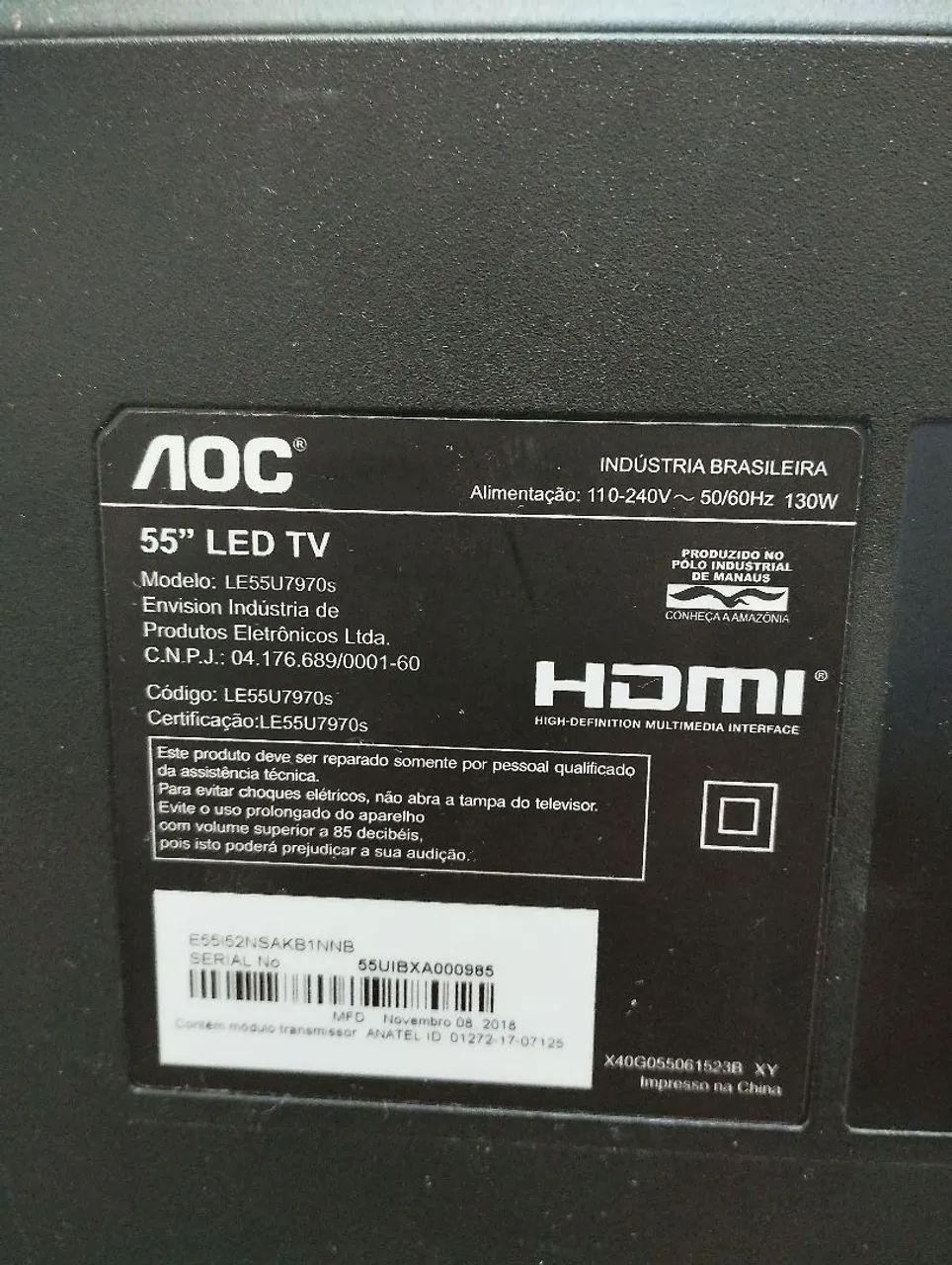 Tv Aoc smart 55 polegadas  - Foto 5