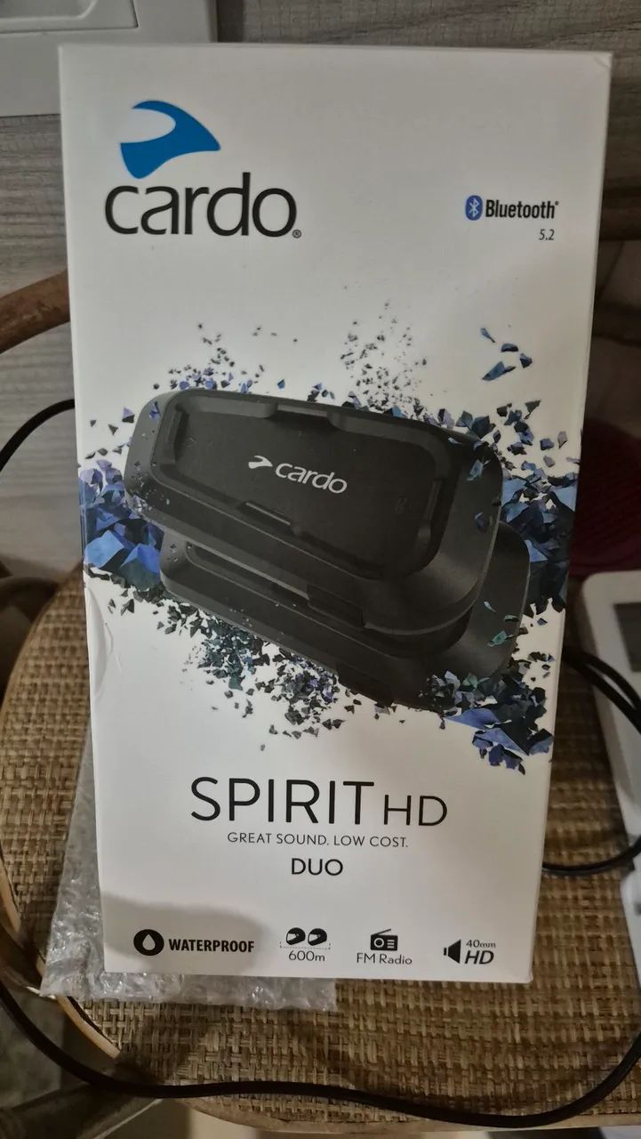 Intercomunicador cardo spirit HD DUO 600 metros