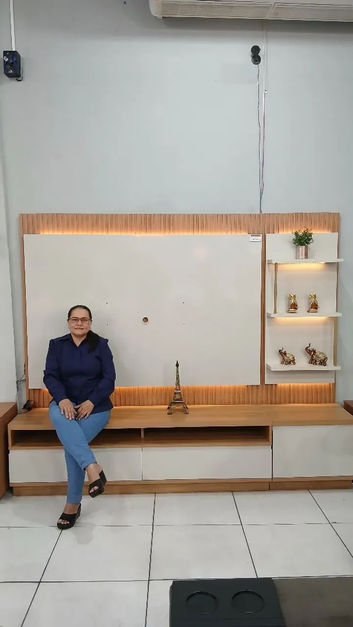CONJ. RACK COM PAINEL SÃO PAULO+MÓDULO LATERAL SÃO PAULO 