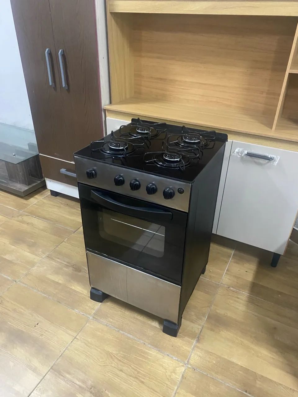 Fogão mesa de vidro inox Esmaltec funcionando perfeitamente  - Foto 2
