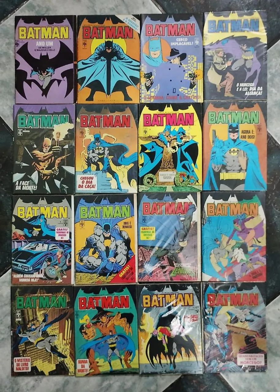 Batman segunda série Abril 1987 1-16 coleção completa RARIDADE 