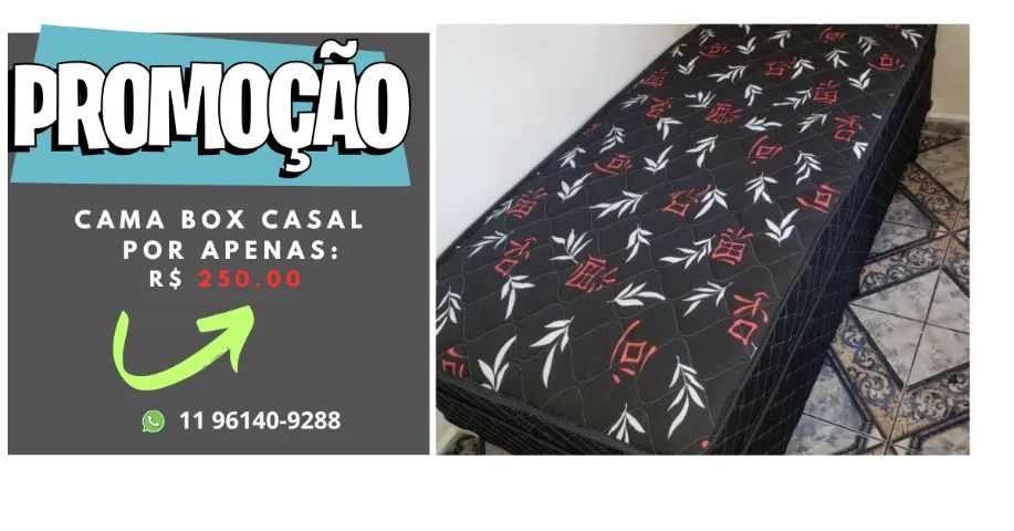 cama box solteiro (promoção)
