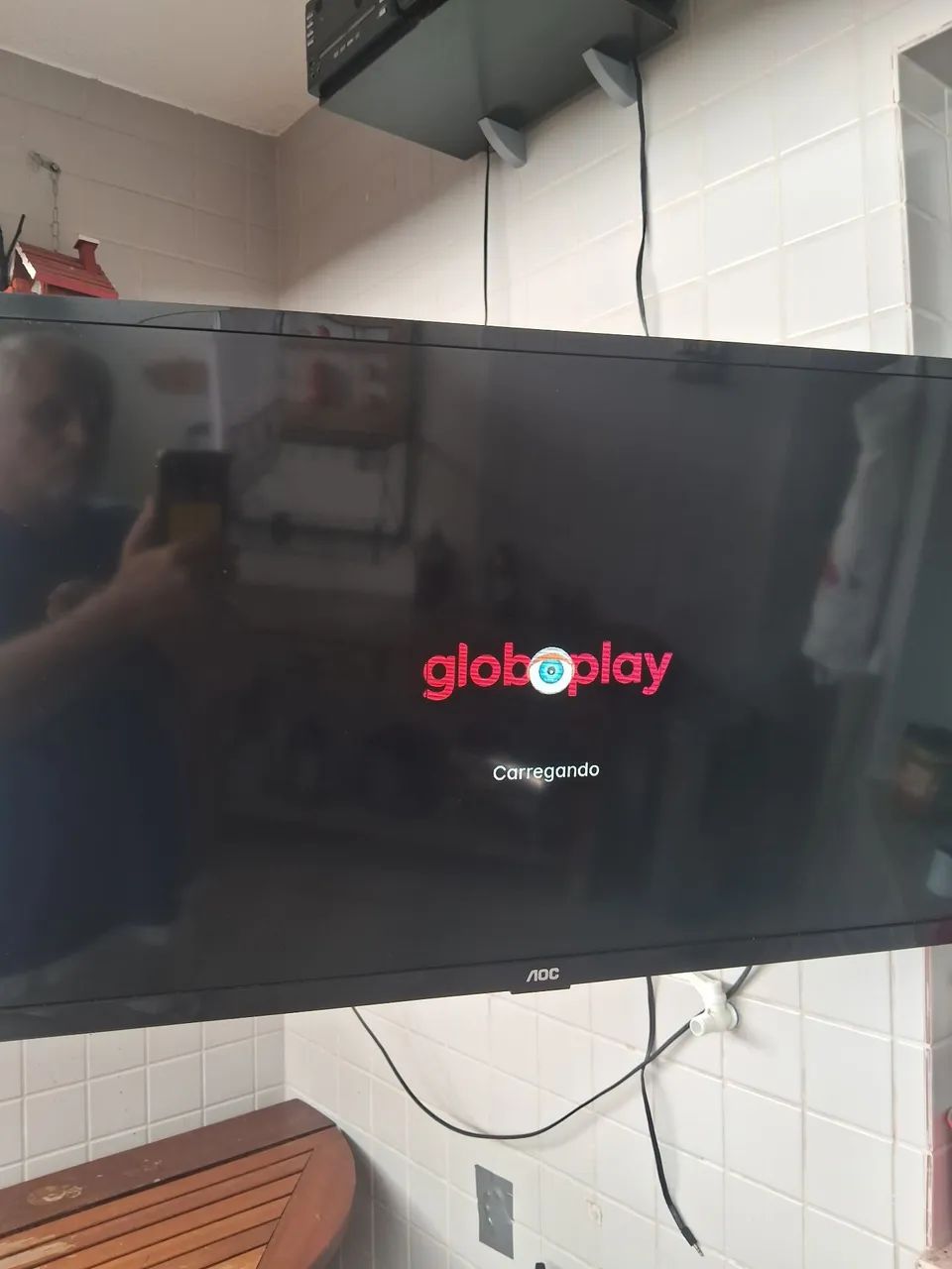 TV smart Aoc 32 polegadas (com detalhe) - Foto 3