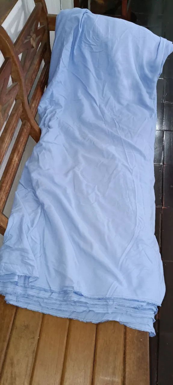OFERTA !!!   15 METROS DE TECIDO VISCOSE SARJADA - 150,00              - Foto 3