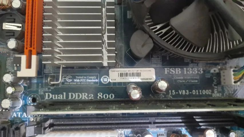 Placa Mãe Ecs G31t-m7 + Processador E5500+ 2gb Ram + Espelho - Foto 3