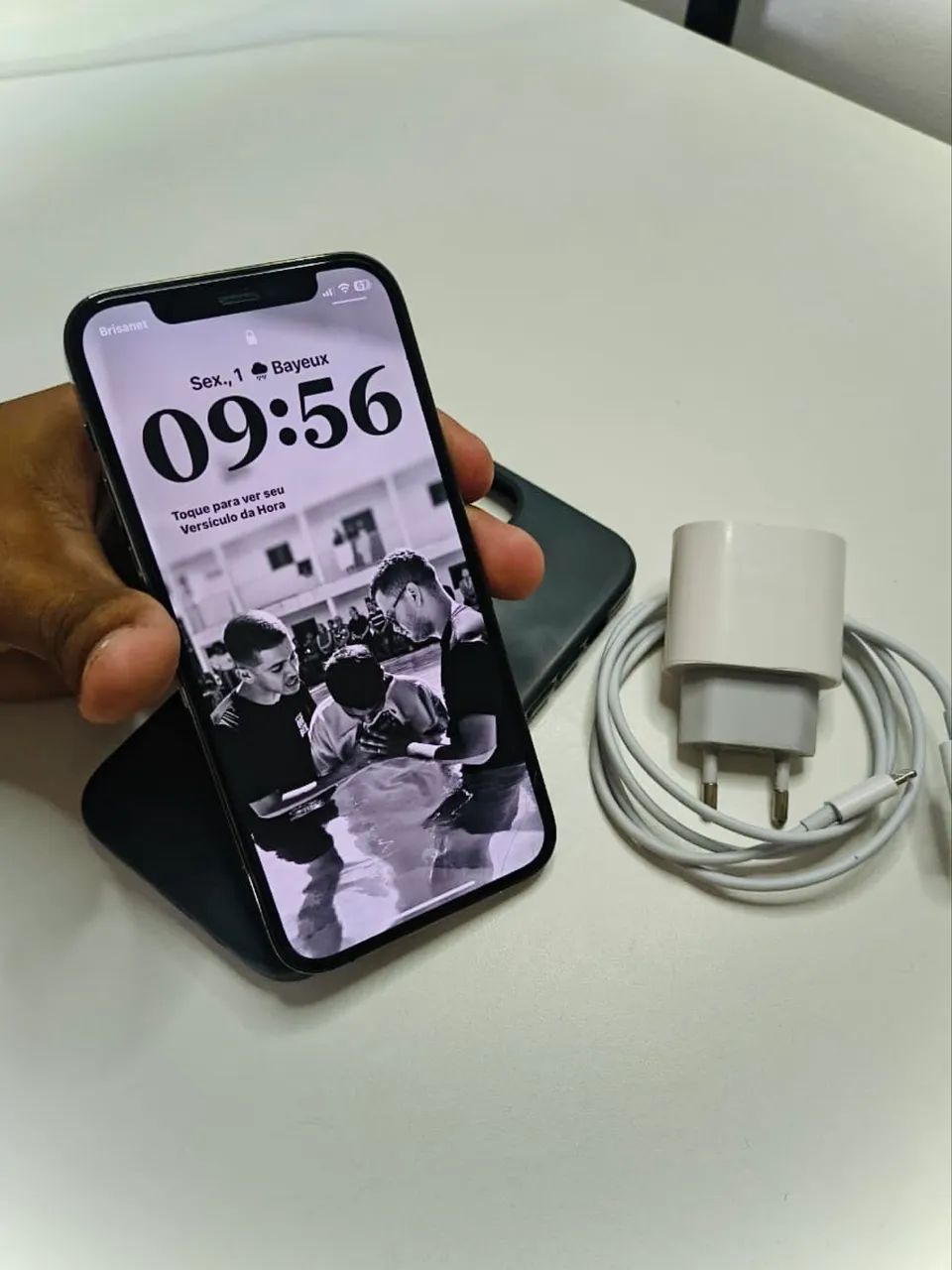 iPhone12 Proタイプ iPhone 12 Pro 128GB Grafite - Original, Face ID OK + 7 Capinhas