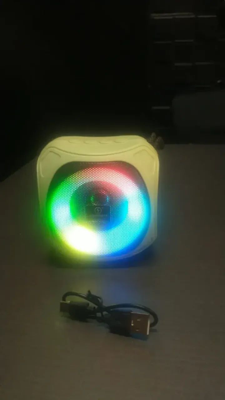 Caixa de Som Bluetooth e LUZ RGB - Foto 5