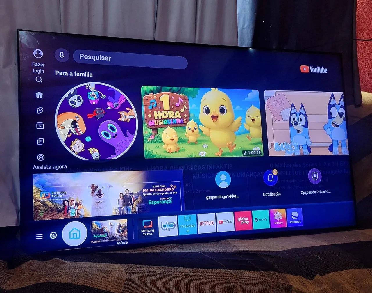 Tv tizen Samsung 4k Android 50 polegadas leia embaixo  - Foto 3