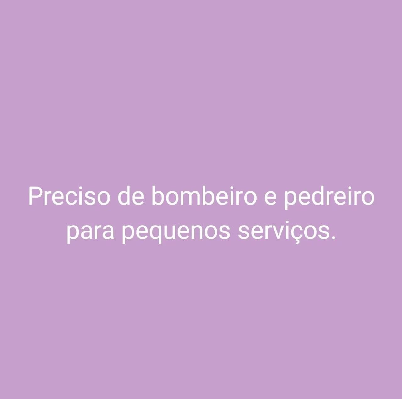 Contrato bombeiro e pedreiro.
