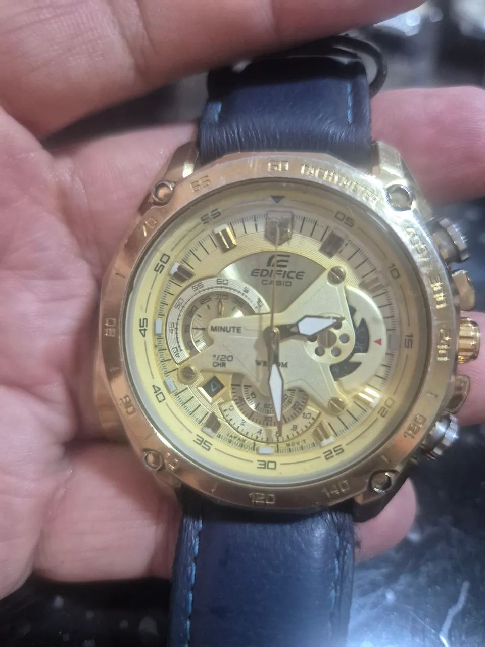 Relógio CASIO EDIFICE EF-550 CRONÓGRAFO  -  FUNCIONANDO PERFEITAMENTE