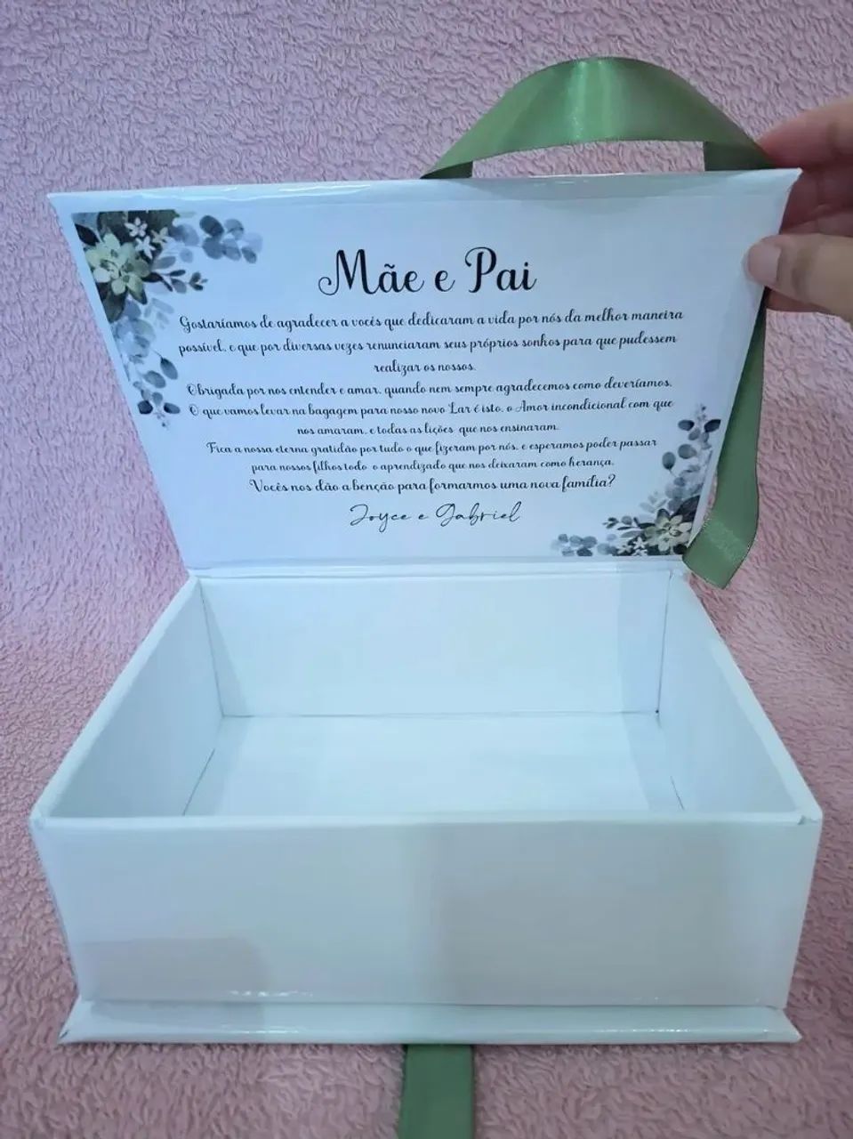 Caixa cartonada para casamento - Foto 2