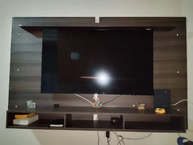 Vendo um painel de tv  de 75 polegadas. Motivo da venda mudança. 450 em perfeitas condiçõe - Foto 2