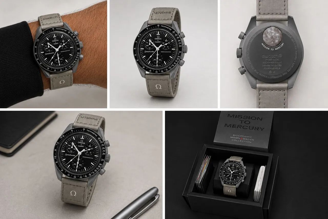 Relógio Omega x Swatch MoonSwatch Mission Mercury - Acessórios