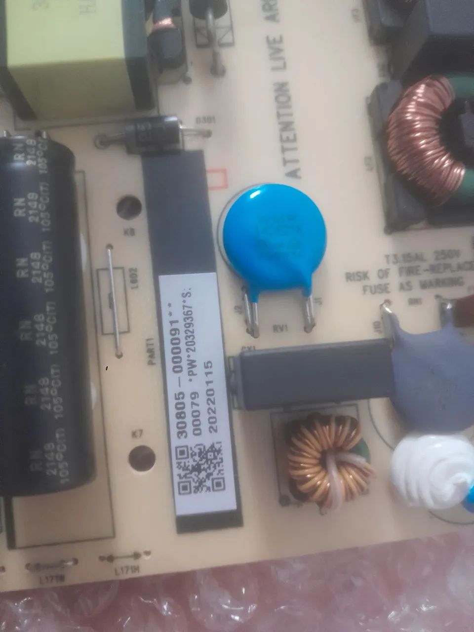 Placa de fonte para TV de 65 Polegadas tcl código 65 p715 65 p8m   estou pedindo 250 - Foto 3
