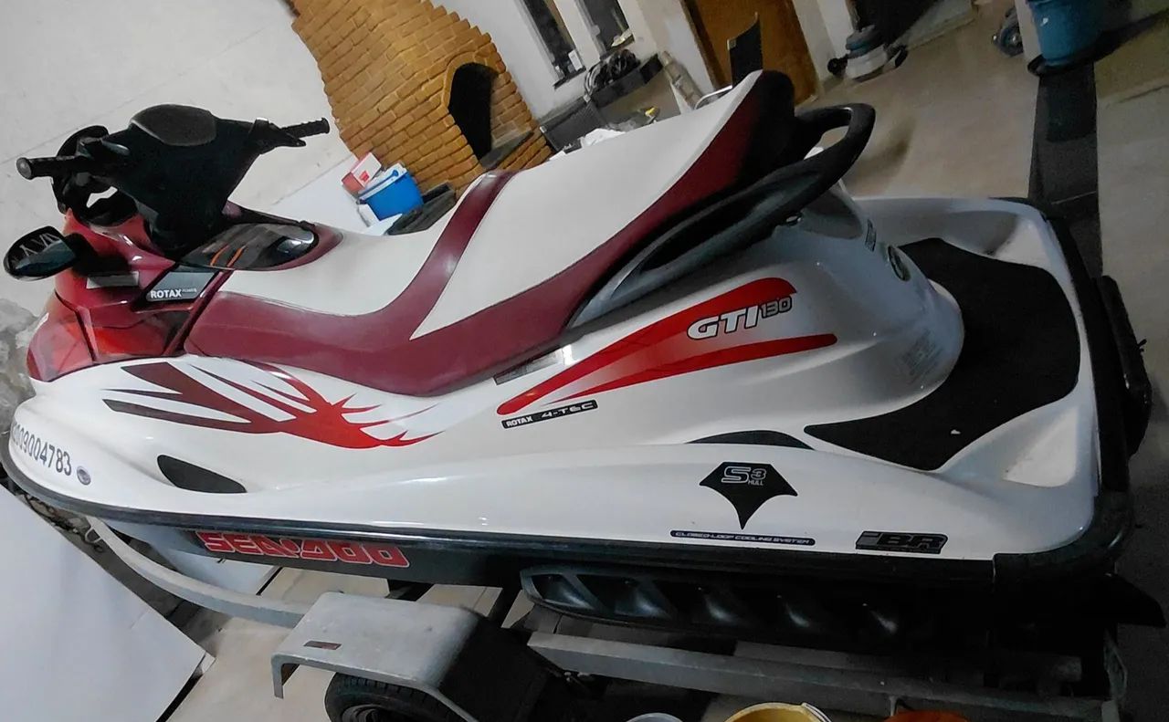 Vendo ou troco jet ski seadoo GTi-130 ano 2009. - Foto 6