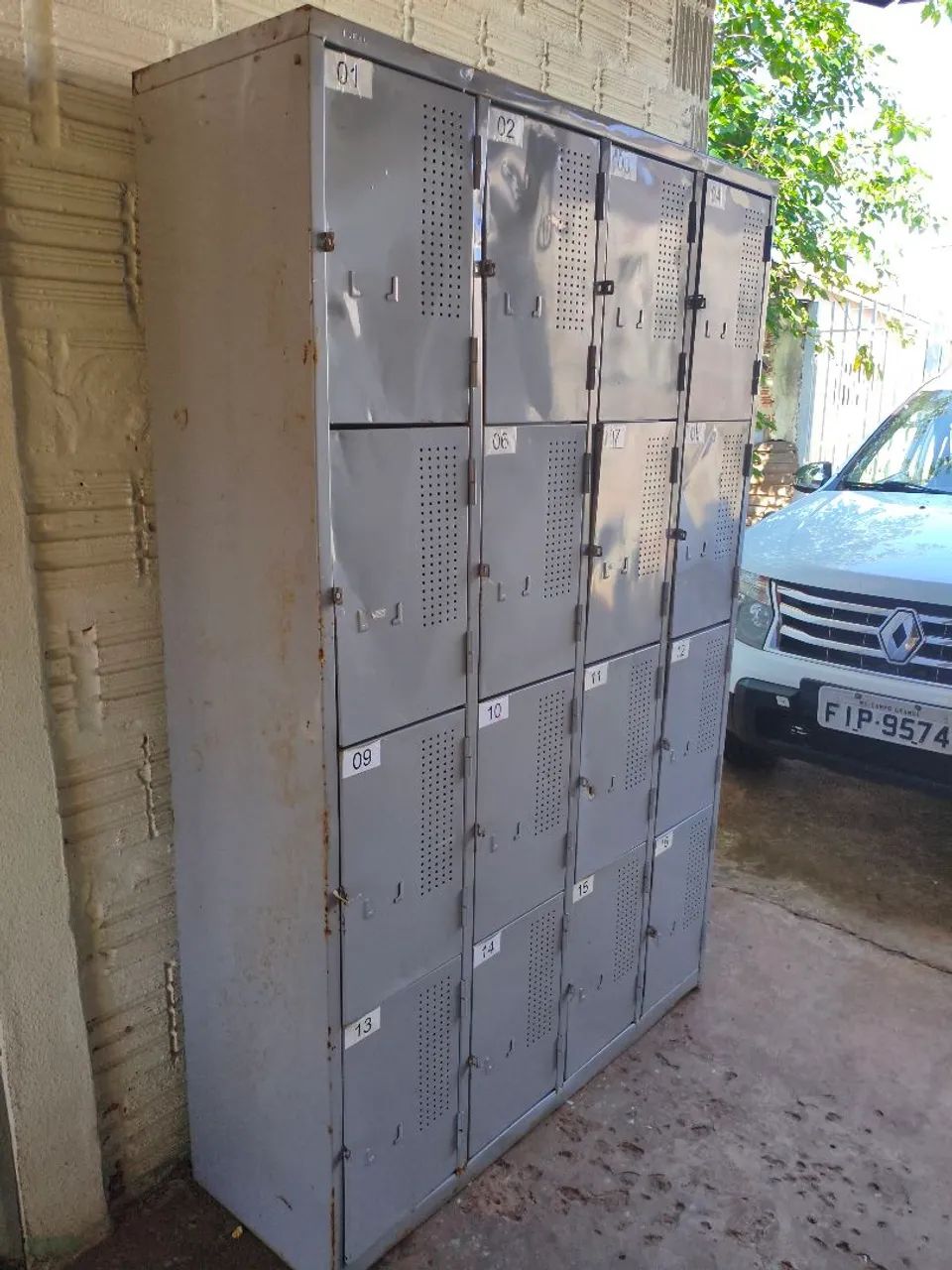 Armário guarda volume aço 16 portas para comercio - Foto 2