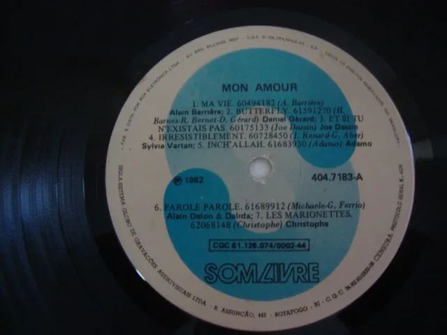 LP Vinil Mon Amour . - Foto 3