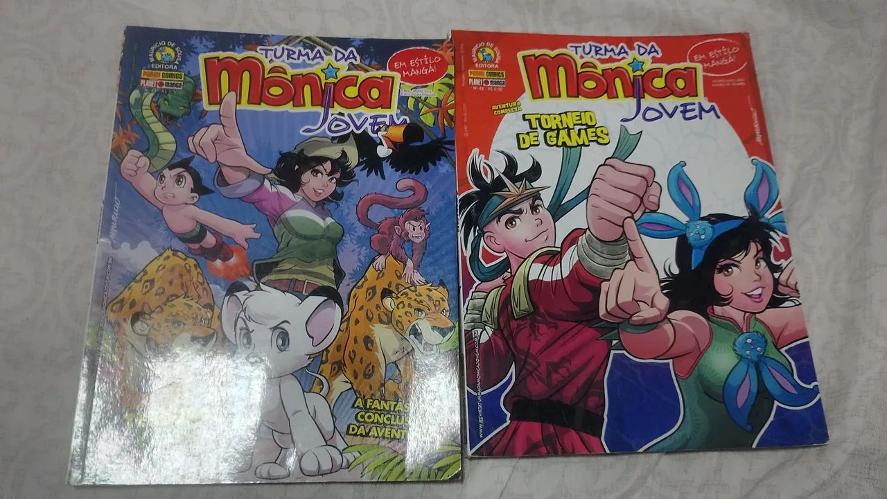 Vendo gibis usados da Turma da Mônica Jovem em excelentes