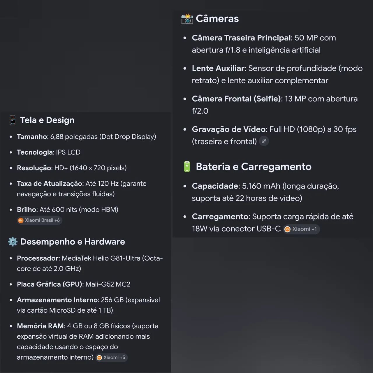 Xiaomi Redmi 14C 4/256 (Preto) - +4 Ram expansível  - Foto 5