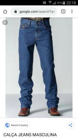 Calça jeans Tradicional corte reto ( Alguém desapegando ) masculina 44 ou 46 usada