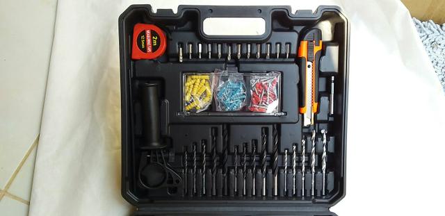 Kit Furadeira de impacto 110v - 750w de potencia 50 pcs - Foto 2