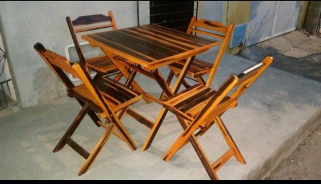 Conjunto de mesas c/ cadeiras - Foto 3